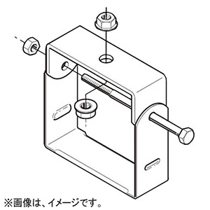 ネグロス電工 【販売終了】吊り金具 《ダクト》 DP12タイプ W3/8 DPY12