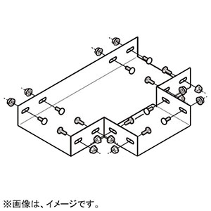 ネグロス電工 【販売終了】エルボ 《ダクト》 水平T形 DP18タイプ DT18