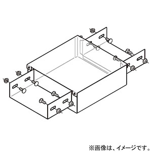 ネグロス電工 【販売終了】ジャンクションボックス 《ダクト》 二方出 DP18タイプ DB18S