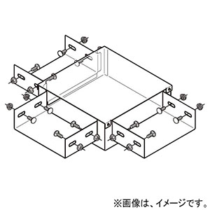 ネグロス電工 【販売終了】ジャンクションボックス 《ダクト》 三方出 DP18タイプ DB18T