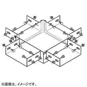 ネグロス電工 【販売終了】ジャンクションボックス 《ダクト》 四方出 DP18タイプ DB18X