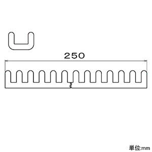 ネグロス電工 ケーブル保護自在ブッシュ 板厚1.6〜2.3mm 20本入 ケーブル保護自在ブッシュ 板厚1.6〜2.3mm 20本入 KGF23 画像3