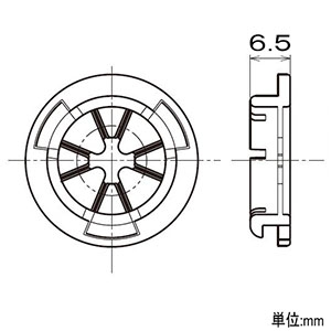 ネグロス電工 ケーブル保護ブッシング 穴径φ27mm 1.6・2.0×2C 1.6×3C各2回線まで 50個入 ケーブル保護ブッシング 穴径φ27mm 1.6・2.0×2C 1.6×3C各2回線まで 50個入 KG27 画像3