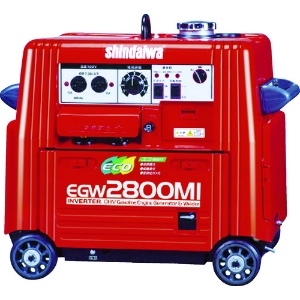 新ダイワ エンジン溶接機兼発電機 直流専用タイプ 超低騒音型 タンク容量10L EGW2800MI