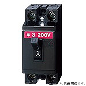 安全ブレーカ 電灯・分岐用 HB-2E型 2P2E 6A BS20206