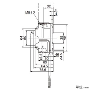 パナソニック 【生産完了品】漏電警報付ブレーカ BBW-100Z型 JIS協約形 3P3E 100A 盤用 漏電警報付ブレーカ BBW-100Z型 JIS協約形 3P3E 100A 盤用 BBW3100ZK 画像3