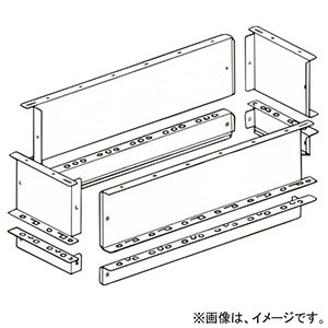 【販売終了】鋼製スリーブ 開口サイズ1100×200mm用 TAFAS11020