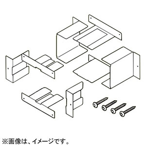 ネグロス電工 【販売終了】中空壁専用補強枠 《タフロック&reg;フレーム》 組立式 開口サイズ200×208mm用 中空壁専用補強枠 《タフロック&reg;フレーム》 組立式 開口サイズ200×208mm用 TAFMHW20