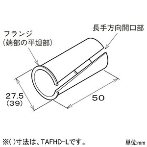 ネグロス電工 【販売終了】タフロックイチジカンホールド 壁・床兼用 丸穴・角穴タイプ 管外径φ13〜32.3mm 10個入 タフロックイチジカンホールド 壁・床兼用 丸穴・角穴タイプ 管外径φ13〜32.3mm 10個入 TAFHD-S 画像2