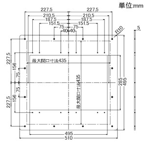 KK-HP-A (高須産業)｜専用システム部材｜換気扇｜電材堂【公式】