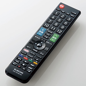 ELECOM 【生産完了品】かんたんTV用リモコン シャープ社製アクオス用 ERC-TV01BK-SH