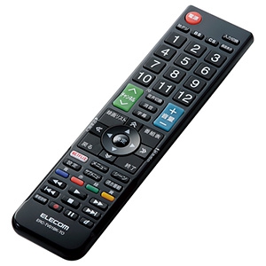 ELECOM 【生産完了品】かんたんTV用リモコン 東芝社製レグザ用 ERC-TV01BK-TO