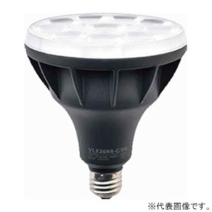 LED電球 《ViewLamp》 バラストレス水銀ランプ160W形 縦型看板用 狭角40° 電球色 E26口金 アイボリー VLE26NR-W