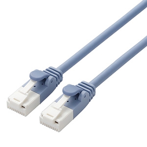 ELECOM LANケーブル ソフトタイプ CAT6A準拠 ヨリ線 ツメ折れ防止タイプ 長さ0.5m LANケーブル ソフトタイプ CAT6A準拠 ヨリ線 ツメ折れ防止タイプ 長さ0.5m LD-GPAYT/BU05