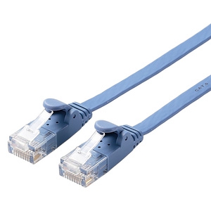 ELECOM LANケーブル フラットタイプ CAT6準拠 ヨリ線 長さ2m ブルー LANケーブル フラットタイプ CAT6準拠 ヨリ線 長さ2m ブルー LD-GF2/BU2