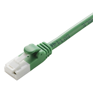 ELECOM LANケーブル スタンダードタイプ CAT5E対応 ヨリ線 ツメ折れ防止タイプ 環境配慮パッケージ 長さ2m グリーン LD-CTT/GN2/RS