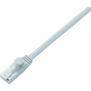 ELECOM LANケーブル スタンダードタイプ CAT5E対応 ヨリ線 ツメ折れ防止タイプ 環境配慮パッケージ 長さ10m ホワイト LD-CTT/WH10/RS