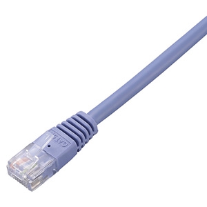 ELECOM LANケーブル スタンダードタイプ CAT5E準拠 ヨリ線 長さ2m ブルー LD-CTN/BU2