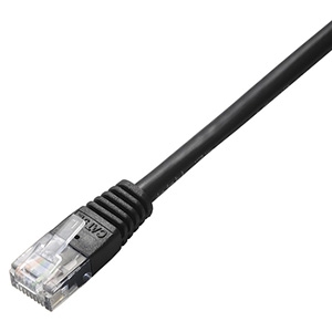 ELECOM LANケーブル スタンダードタイプ CAT5E準拠 ヨリ線 長さ5m ブラック LD-CTN/BK5