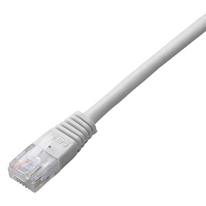 ELECOM LANケーブル スタンダードタイプ CAT5E準拠 ヨリ線 長さ5m ホワイト LD-CTN/WH5