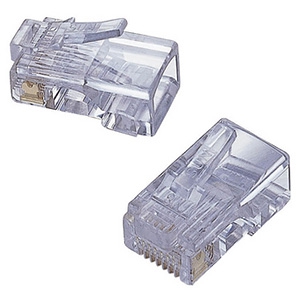 ELECOM RJ45コネクタ ヨリ線用 CAT5E対応 100個入 LD-RJ45TY100