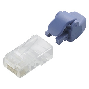 ELECOM 【生産完了品】RJ45コネクタ 単線用 CAT5E対応 ツメ折れ防止タイプ プロテクタ付 10個入 RJ45コネクタ 単線用 CAT5E対応 ツメ折れ防止タイプ プロテクタ付 10個入 LD-RJ45T10/TP