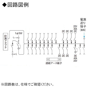 パナソニック 住宅分電盤 《スマートコスモ》 マルチ通信型 省エネ対応 EV・PHEV40A/エコキュート(1次送りタイプ)・IH対応 26+1 主幹75A 住宅分電盤 《スマートコスモ》 マルチ通信型 省エネ対応 EV・PHEV40A/エコキュート(1次送りタイプ)・IH対応 26+1 主幹75A BHM87262T2E4 画像2