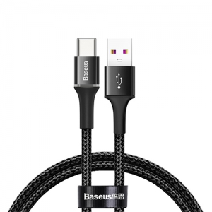 電材堂 【販売終了】USBケーブル USB-Type-C 急速充電対応 長さ0.5m ブラック DCATGH-F01