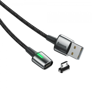 電材堂 【販売終了】マグネットケーブル USB-Micro 長さ1m ブラック マグネットケーブル USB-Micro 長さ1m ブラック DCAMXC-A01