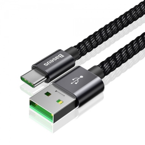 電材堂 【販売終了】USBケーブル USB-Type-C 急速充電対応 長さ1m ブラック USBケーブル USB-Type-C 急速充電対応 長さ1m ブラック DCATKC-A01 画像2