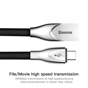 電材堂 【販売終了】USBケーブル USB-Type-C 布製 長さ1m ブラック USBケーブル USB-Type-C 布製 長さ1m ブラック DCATXN-01 画像2