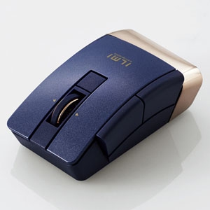 ELECOM ワイヤレスマウス Bluetooth&reg;4.0方式 UltimateBlueセンサー方式 Sサイズ 6ボタン ブルー M-BT21BBBU