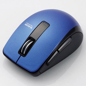 ELECOM ワイヤレスマウス Bluetooth&reg;4.0方式 BlueLED方式 Mサイズ 5ボタン ブルー M-BT20BBBU