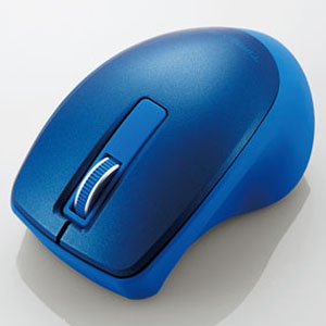 ELECOM 静音ワイヤレスマウス 《TIPS AIRシリーズ》 Bluetooth&reg;3.0方式 BlueLED方式 Sサイズ 3ボタン ブルー M-TP10BBSBU