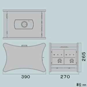 オーニット ポータブルオゾン脱臭機 《剛腕ツイン》 ホテル専用 140W 700〜2800mg/h 4段階切替 コード長2m ポータブルオゾン脱臭機 《剛腕ツイン》 ホテル専用 140W 700〜2800mg/h 4段階切替 コード長2m GWN-2800TW 画像2