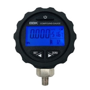 BBKテクノロジーズ デジタルゲージ 電池式 測定圧力範囲-0.1〜5.000Mpa 飽和温度表示機能付 DG-80E
