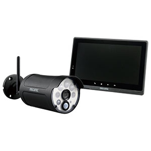 DXアンテナ ワイヤレスフルHDカメラ&10インチモニターセット ハイエンドモデル センサーライト付 WSS10M1C