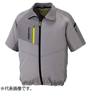 アイトス 空調服&trade; 《TULTEX&reg;モデル》 半袖ジャケットタイプ 6Lサイズ モクグレー AZ_50198_104_6L