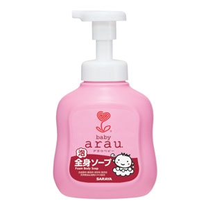 サラヤ 【生産完了品】全身ソープ 《arau. baby》 泡タイプ 内容量450ml 25715