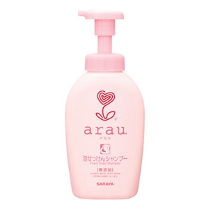 サラヤ 泡せっけんシャンプー 《arau.》 内容量500ml 25768