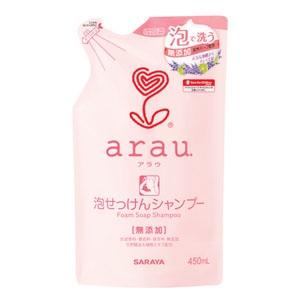 サラヤ 泡せっけんシャンプー 《arau.》 詰替用 内容量450ml 25769