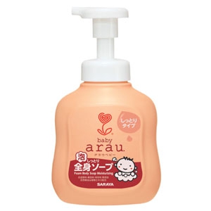 サラヤ 【生産完了品】泡しっとり全身ソープ 《arau. baby》 内容量450ml 25802