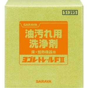 サラヤ 油汚れ用洗浄剤 《ヨゴレトレールF&#8545;》 希釈タイプ 内容量20kg 51395