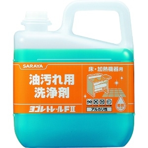 サラヤ 【生産完了品】油汚れ用洗浄剤 《ヨゴレトレールF&#8545;》 希釈タイプ 内容量5kg 30822