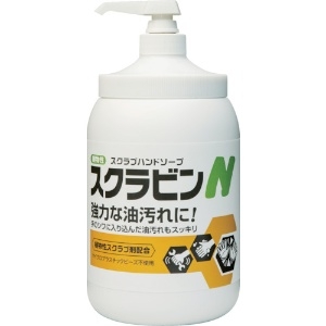 サラヤ 【限定特価】植物性スクラブハンドソープ 《スクラビンN》 原液タイプ 内容量1.2kg 23154