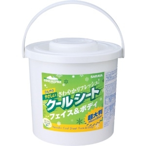 サラヤ クールシート 《クールリフレ》 フェイス&ボディ用 低刺激タイプ 70枚入 42414