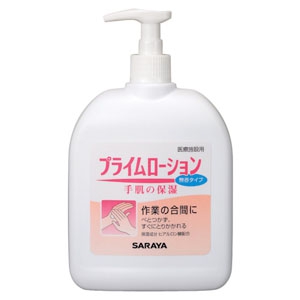 サラヤ 【生産完了品】プライムローション 乳液タイプ 無香料 内容量480ml ポンプ付 52086