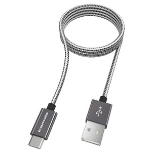 多摩電子工業 Type-C⇔USB-Aケーブル メタルタイプ 1.5m ブラック TH138CAM15K