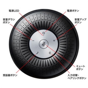 サンワサプライ Bluetooth会議スピーカーフォン Bluetooth会議スピーカーフォン MM-BTMSP1 画像5