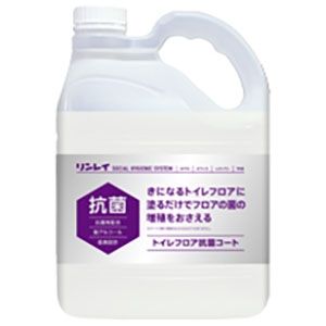 リンレイ 【ケース販売特価 3本セット】トイレフロア抗菌コート 除菌・ウイルス除去 液体タイプ 内容量4L 635721